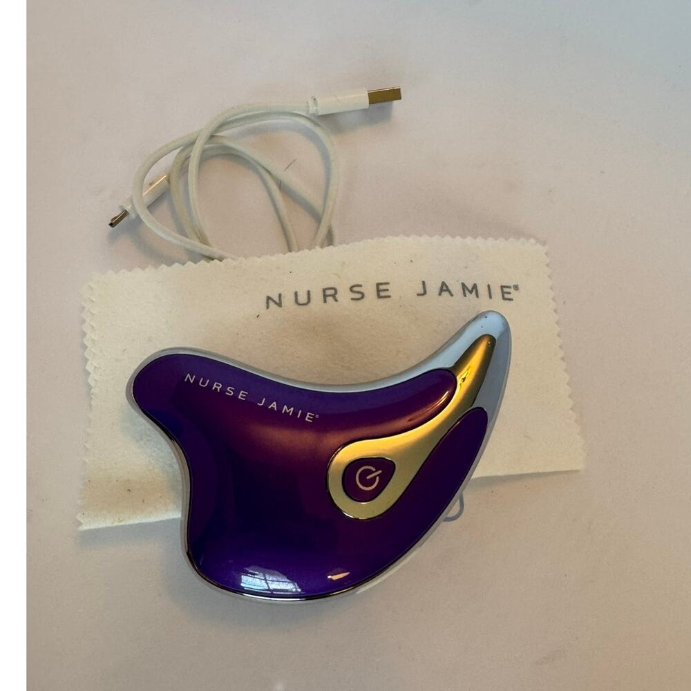 Nurse Jamie TriAngle Sonic Facial Beauty Tool Face Massager Purple